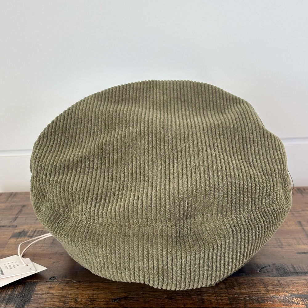 Anthropologie Wyeth Farrah Corduroy Newsboy Cap Olive Green NWT - Picture 8 of 13